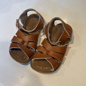 Salt Water leather sandals brown size 7